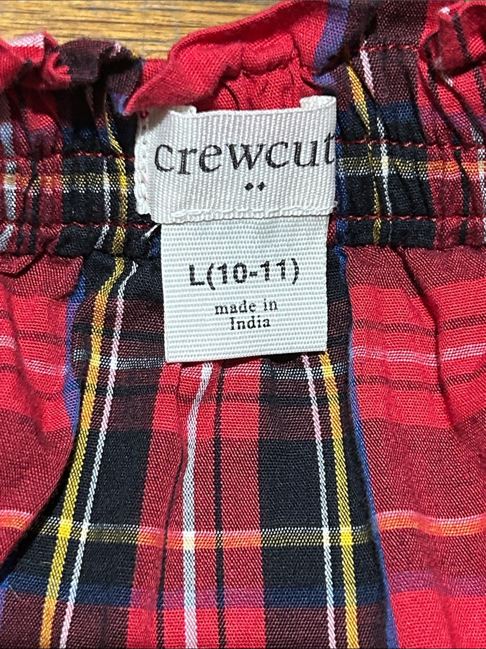 Crewcuts Red Plaid Tiered Skirt - Picture 4 of 4